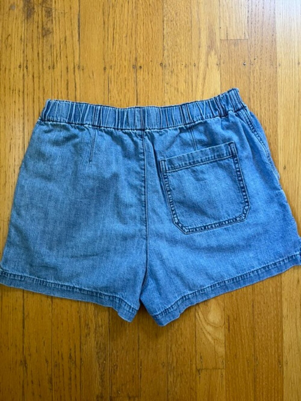 Madewell Denim Pull-On Shorts Marnie Wash | Size Small - Picture 7 of 8